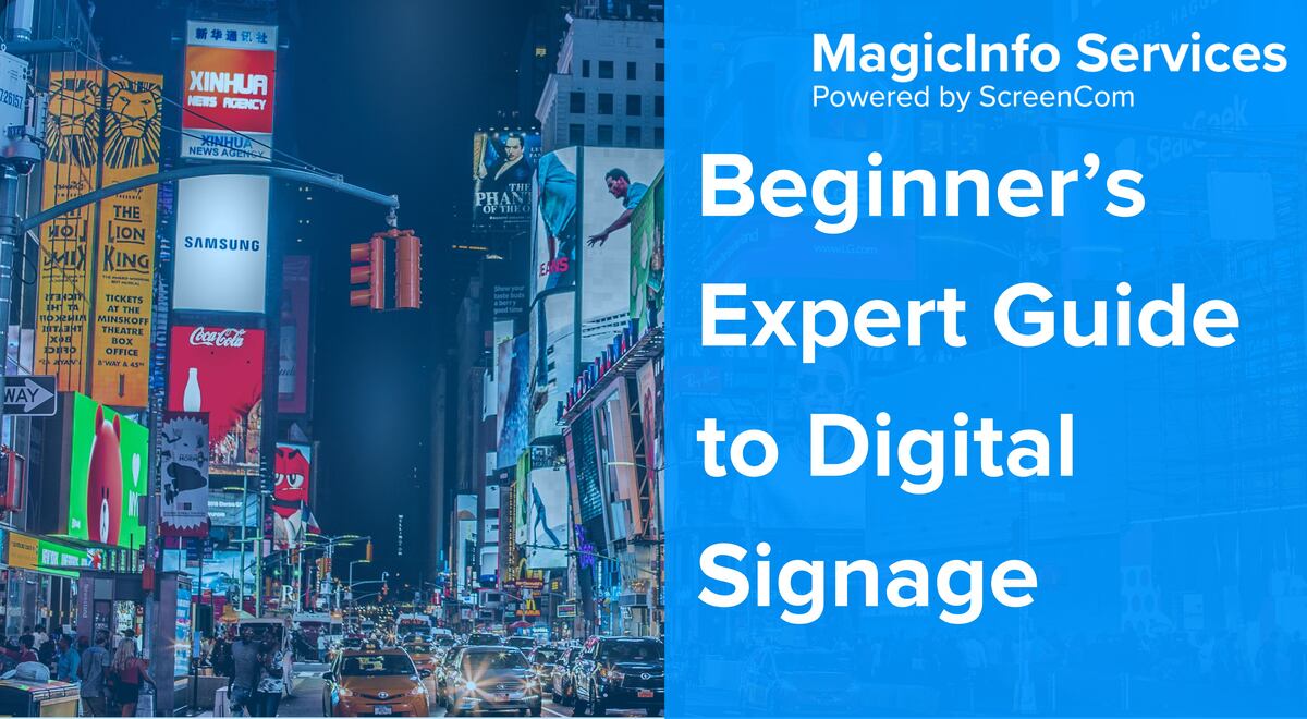 beginner’s guide to digital signage 