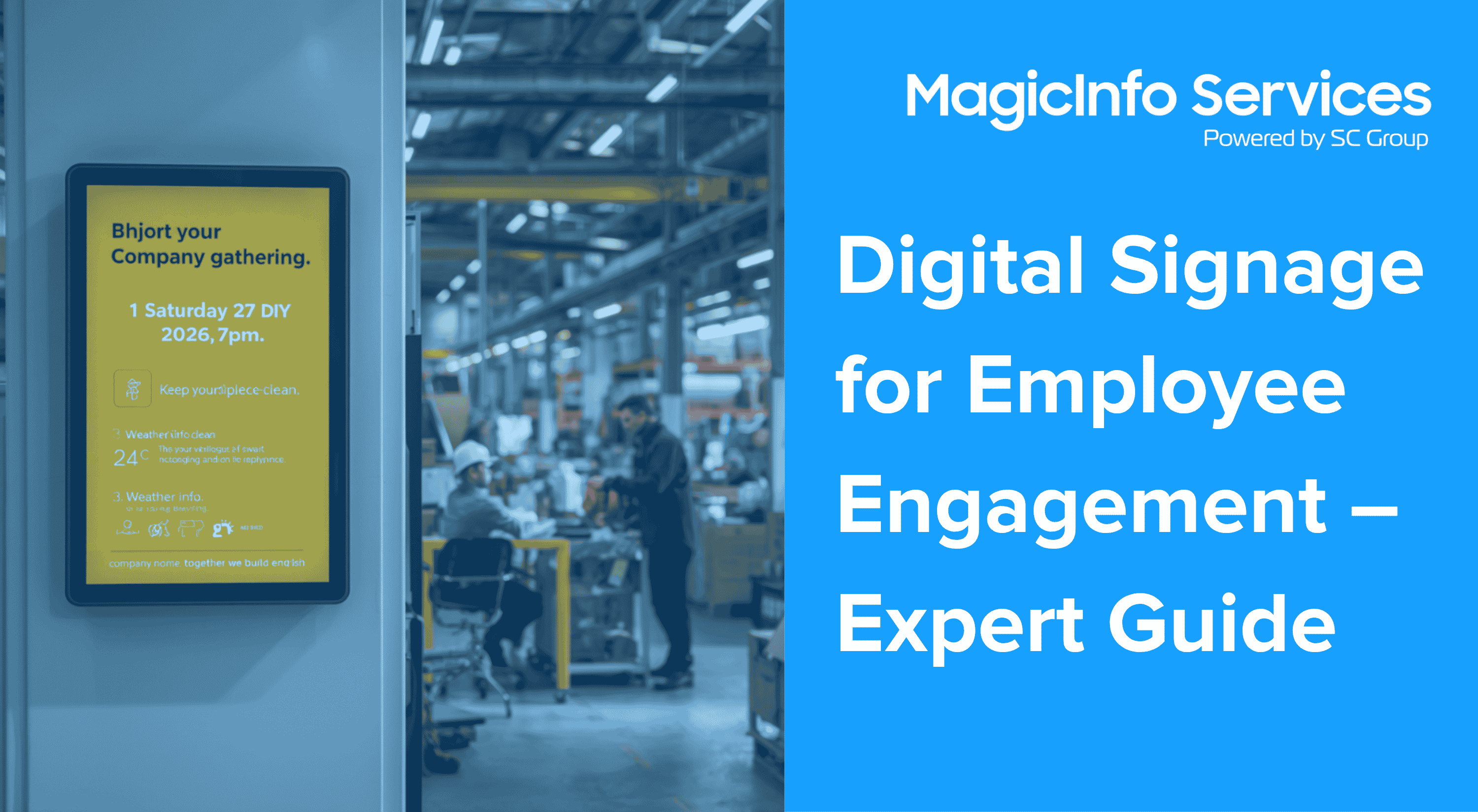 Digital Signage for Employee Engagement - Expert Guide
